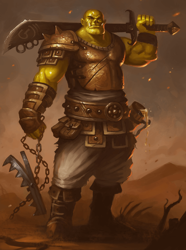This is me if I was an Orc.